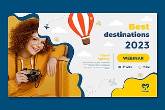 旅行社網(wǎng)絡(luò)研討會模板 利用平面設(shè)計(jì)提升品牌影響力與獲客轉(zhuǎn)化